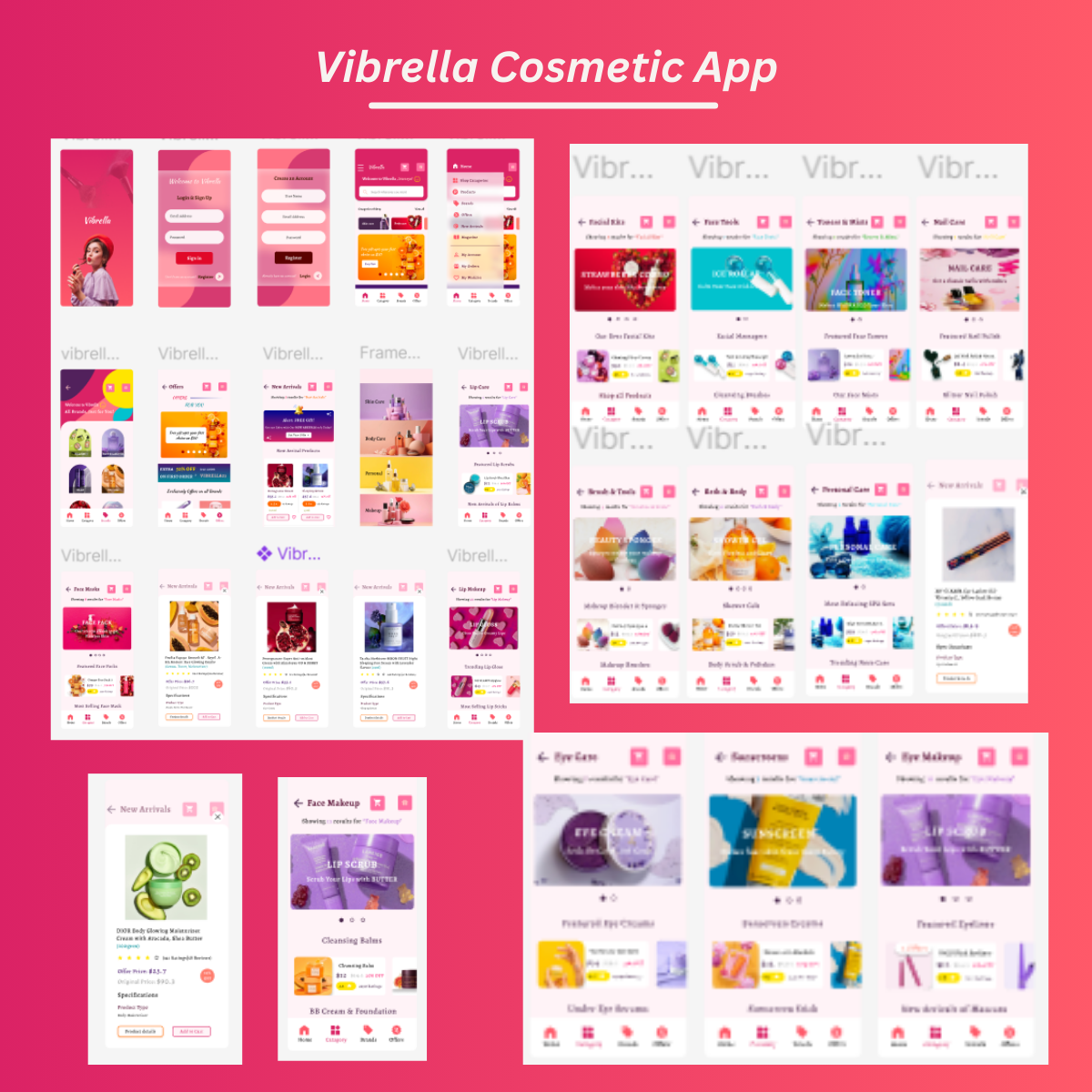 Cosmetics App UI